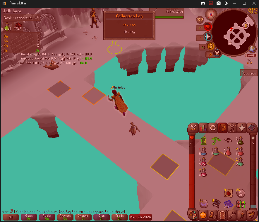 Nex Masses March 2026